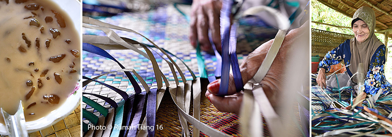 mengkuang weaving