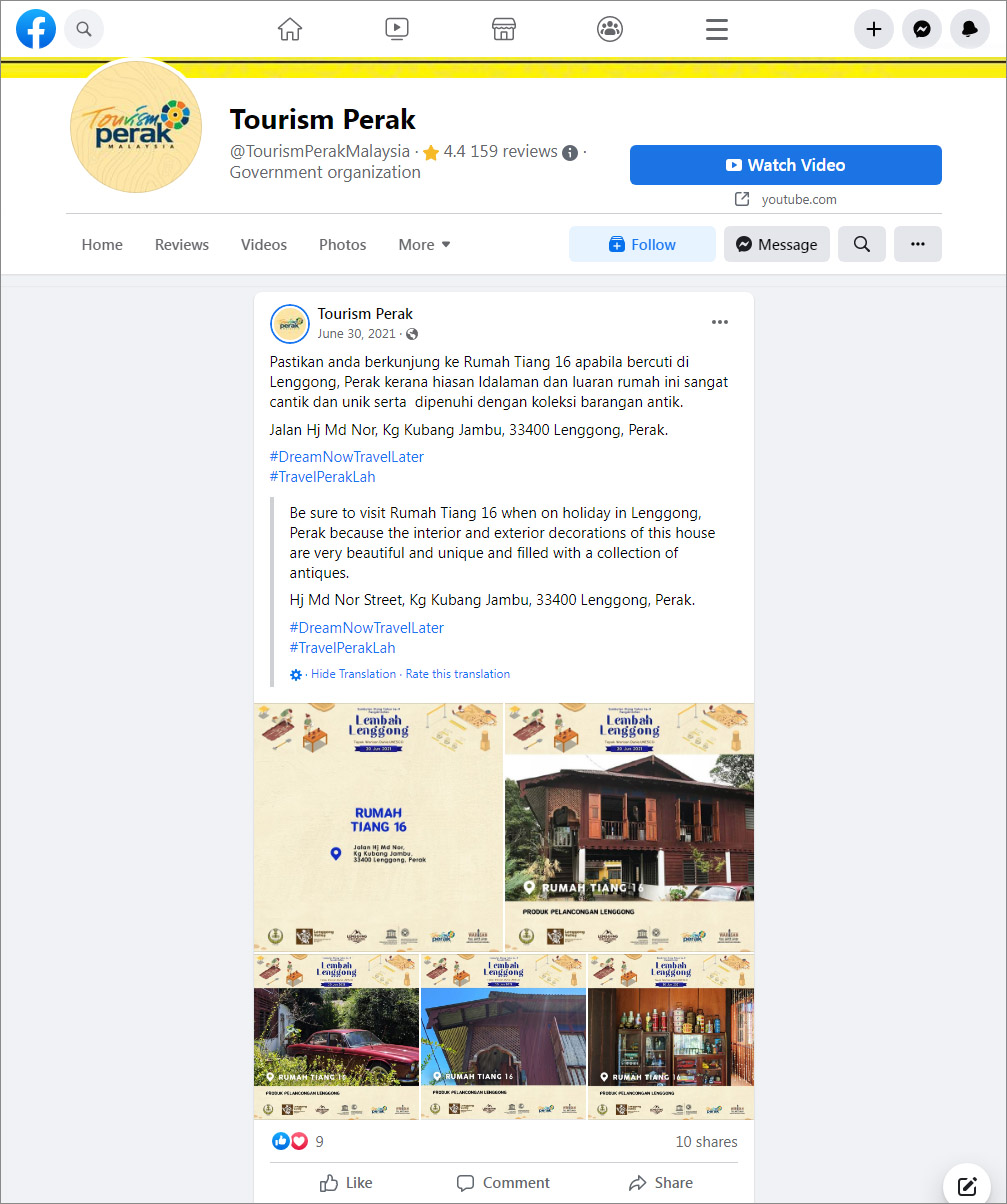 Tourism Perak